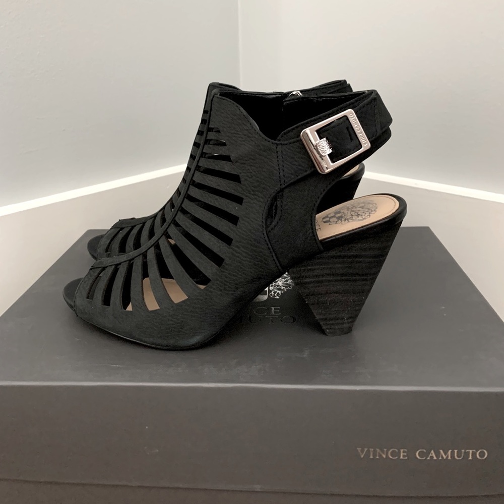 Vince Camuto black bootie